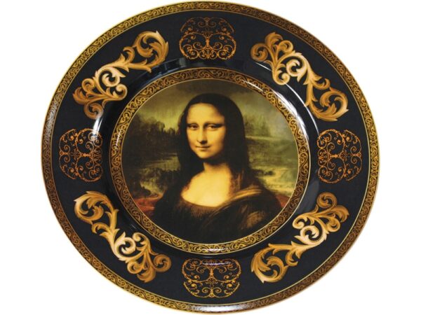 Подарочный набор «Мона Лиза»: блюдо для сладостей, две кружки 2