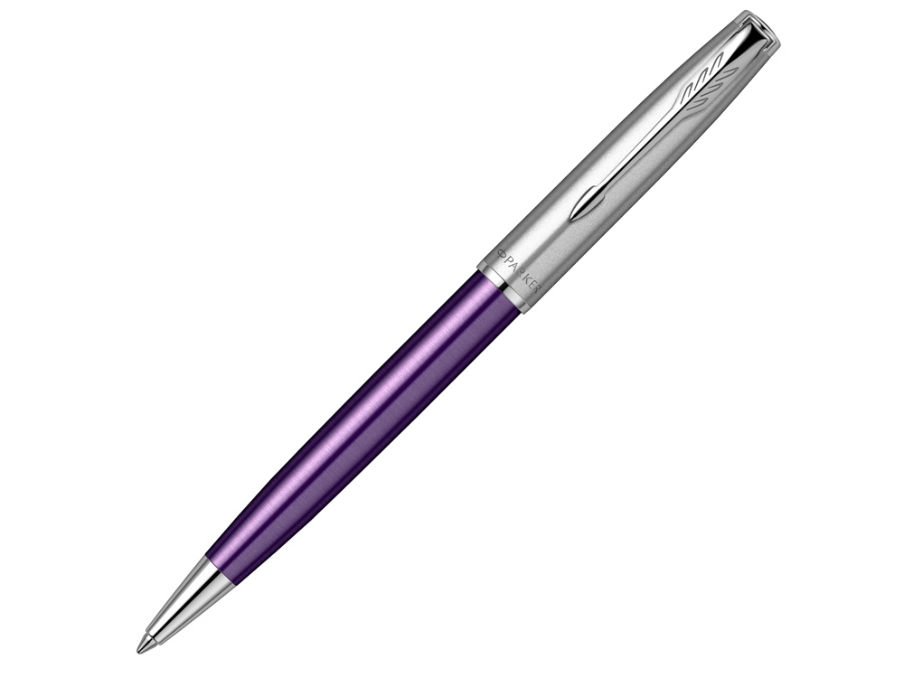 08ce9eab4def20f6.jpg Ручка шариковая Parker «Sonnet Essentials Violet SB Steel CT» 1