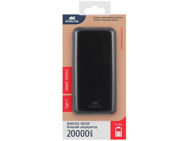 Внешний аккумулятор VA2120, 20000 mAh 14