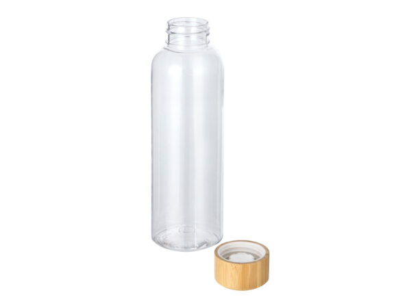 Бутылка из переработанного пластика rPET «Kato Bamboo» с бамбуковой крышкой, 500 мл 2