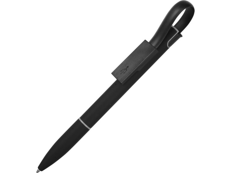 Ручка металлическая шариковая «Connect» с кабелем USB 2 в 1 13