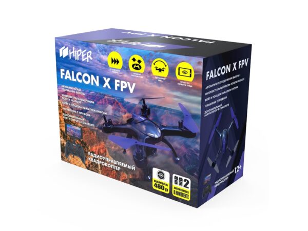 Радиоуправляемый квадрокоптер «FALCON X FPV» 14