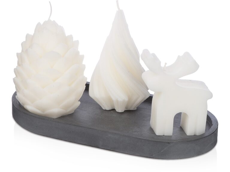 Набор свечей на подставке «New year» 455