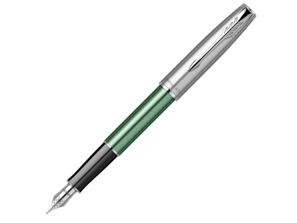 Ручка перьевая Parker «Sonnet Essentials Green SB Steel CT» 1