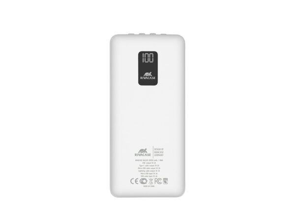 Внешний аккумулятор с дисплеем и встроенными кабелями VA2220, 20000 mAh 2