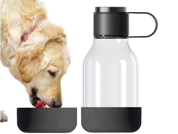 Бутылка для воды 2-в-1 «Dog Bowl Bottle» со съемной миской для питомцев, 1500 мл 5