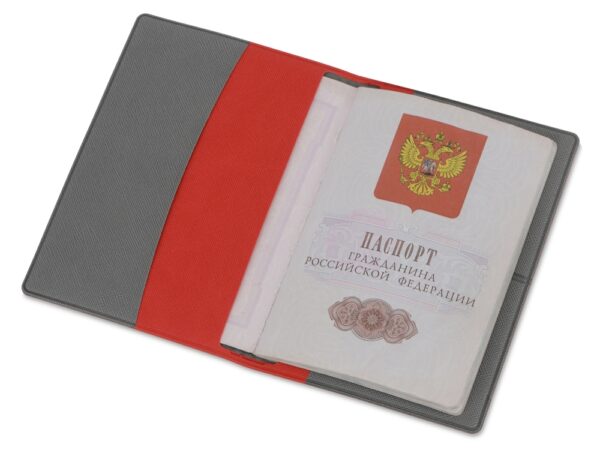 Обложка для паспорта с RFID защитой отделений для пластиковых карт «Favor» 2
