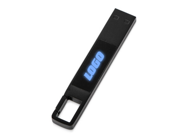 USB 2.0- флешка на 32 Гб c подсветкой логотипа «Hook LED» 1