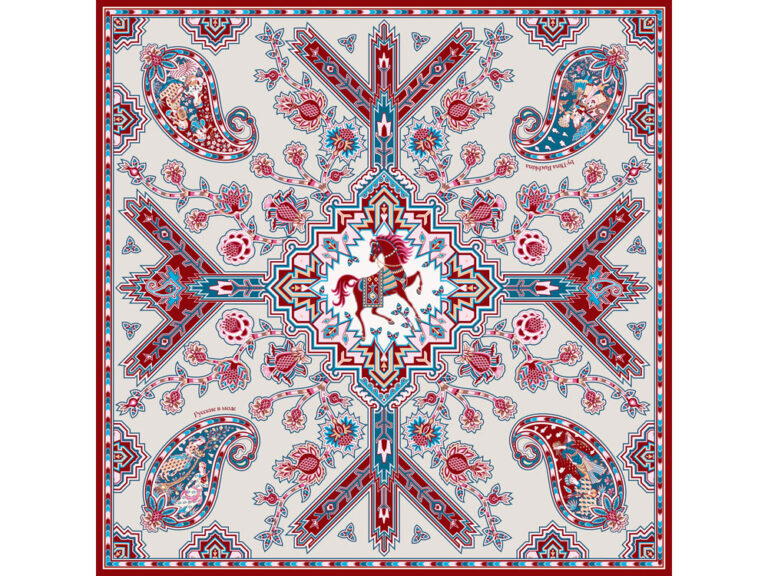 Платок «Кавказский скакун» 15