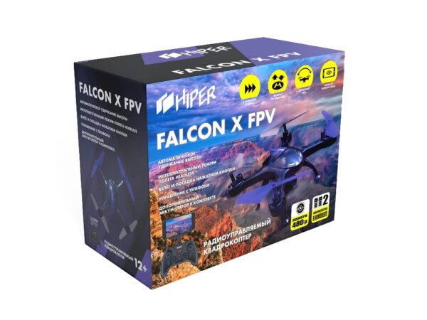 Радиоуправляемый квадрокоптер «FALCON X FPV» 13