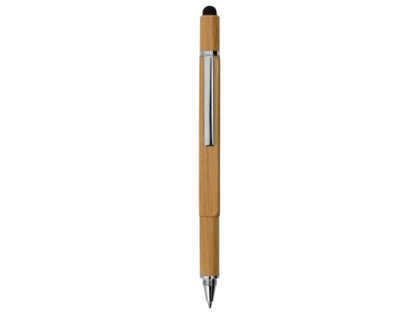 Ручка-стилус из бамбука «Tool» с уровнем и отверткой 2