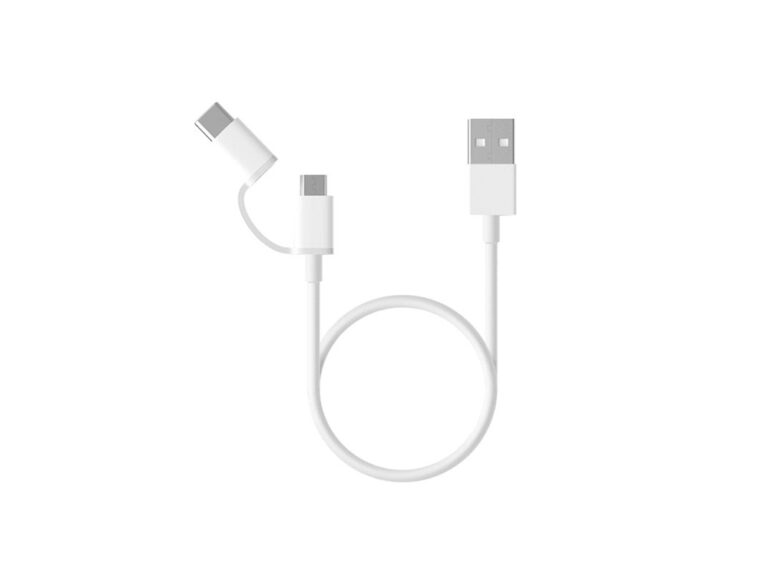 Кабель «Mi 2-in-1 USB Cable Micro-USB to Type C», 30 см 890