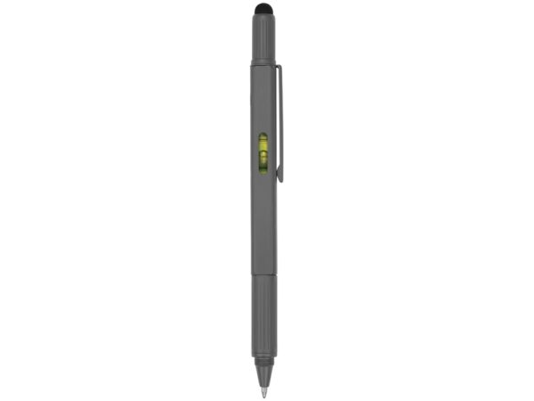 Ручка-стилус металлическая шариковая «Tool» с уровнем и отверткой 7