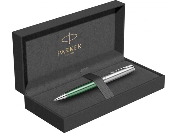 Ручка шариковая Parker «Sonnet Essentials Green SB Steel CT» 5