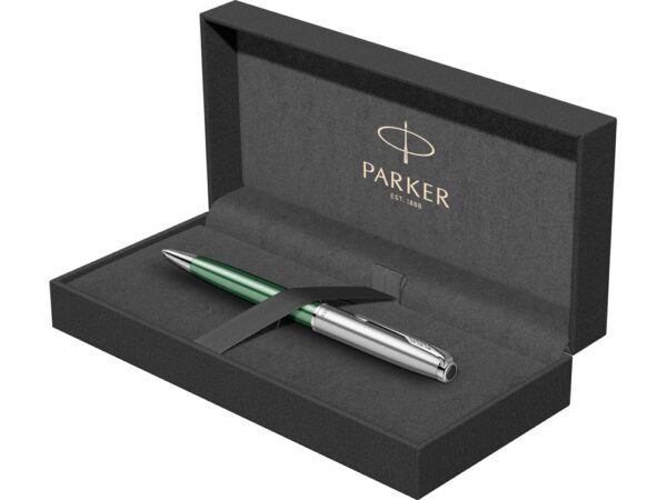 Ручка шариковая Parker «Sonnet Essentials Green SB Steel CT» 4