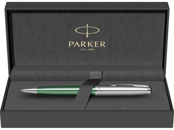 Ручка шариковая Parker «Sonnet Essentials Green SB Steel CT» 6