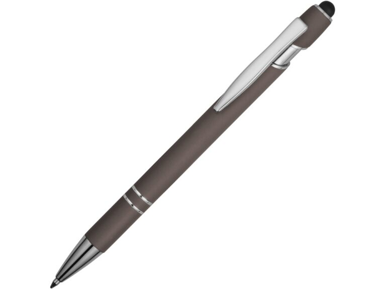 Ручка-стилус металлическая шариковая «Sway» soft-touch 3
