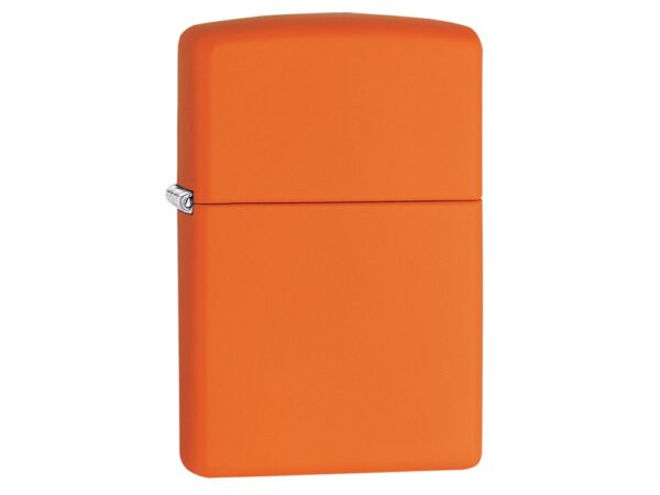 Зажигалка ZIPPO Classic с покрытием Orange Matte 1