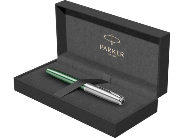 Ручка перьевая Parker «Sonnet Essentials Green SB Steel CT» 10