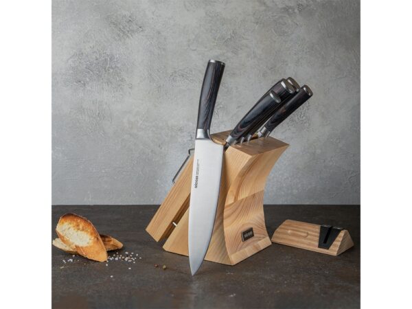 Набор из 5 кухонных ножей и блока для ножей с ножеточкой «DANA» 10