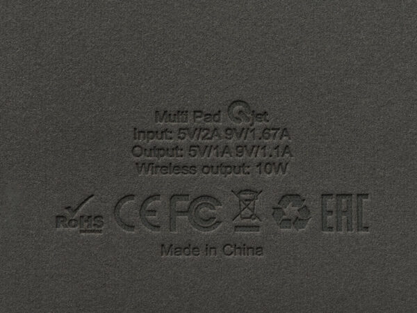 Многофункциональный коврик для мыши «Multi Pad» с беспроводной зарядкой и LCD экраном, 10 Вт 11