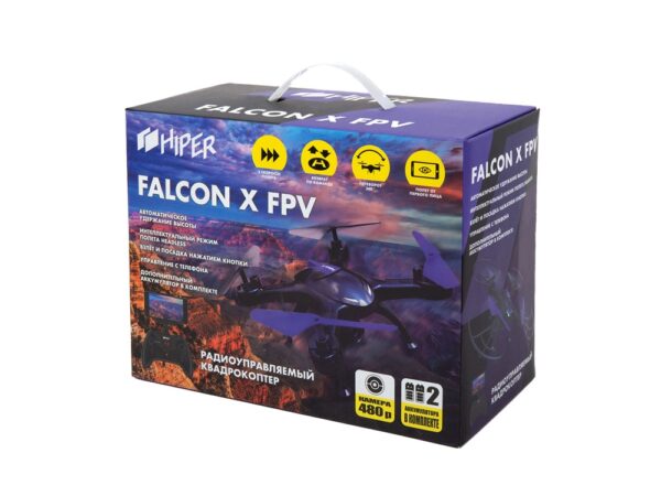 Радиоуправляемый квадрокоптер «FALCON X FPV» 15