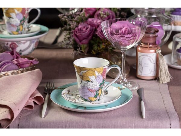 Набор чашка и блюдце «TEA SET ALICE» 11