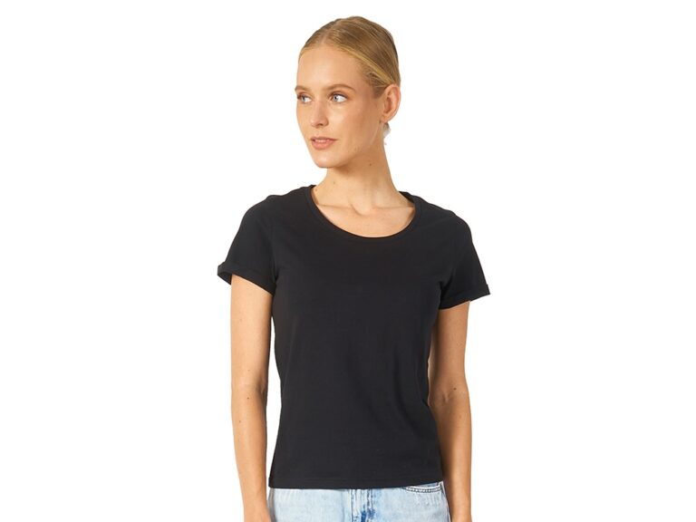 Футболка «Sydney» с подвернутыми рукавами, женская 5