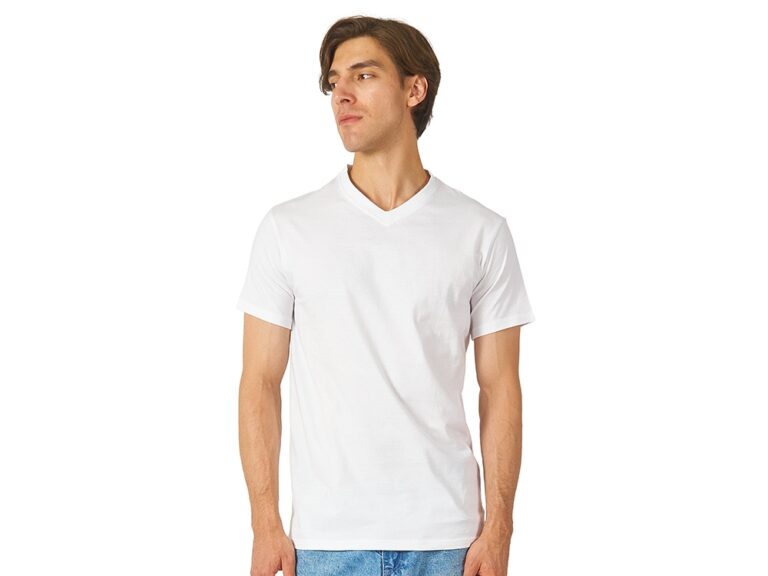 Футболка "Heavy Super Club" мужская с V-образным вырезом 7