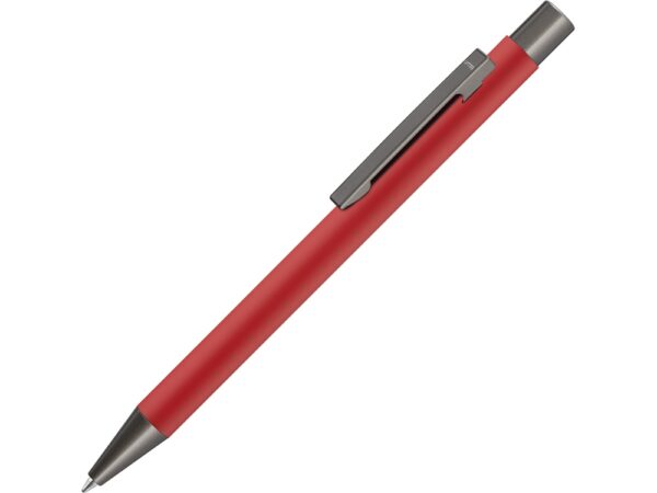 Ручка металлическая шариковая «Straight Gum» soft-touch с зеркальной гравировкой 1