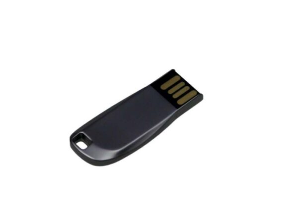 USB 2.0- флешка на 16 Гб компактная с мини чипом и овальным отверстием 3