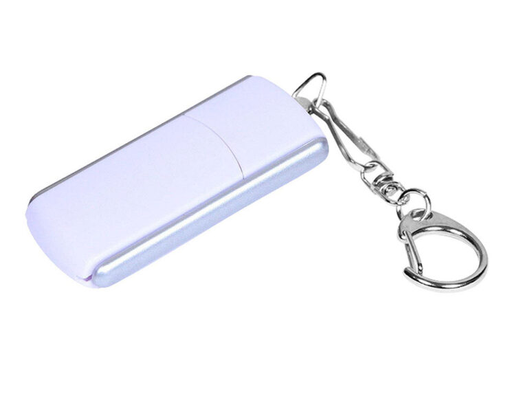 USB 3.0- флешка промо на 64 Гб с прямоугольной формы с выдвижным механизмом 3