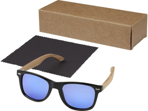 Солнцезащитные очки «Hiru» в оправе из переработанного PET-пластика и дерева 4
