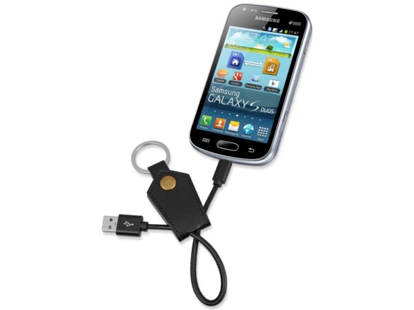 Кабель-брелок USB-MicroUSB «Pelle» 4