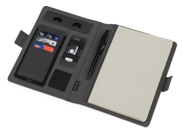 Органайзер с беспроводной зарядкой «Powernote», 5000 mAh 3