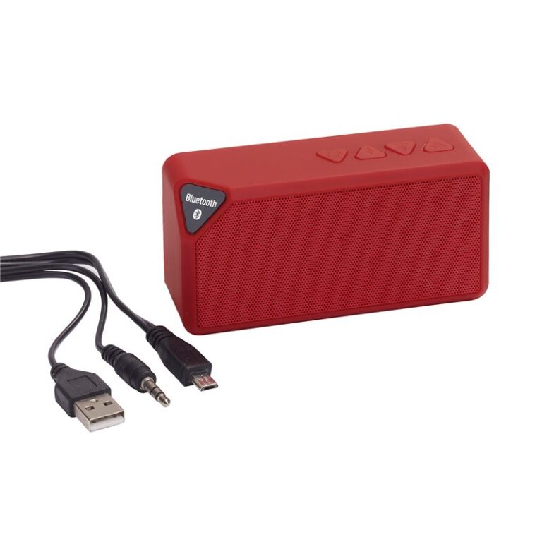 Bluetooth колонка CUBOID Красный 11