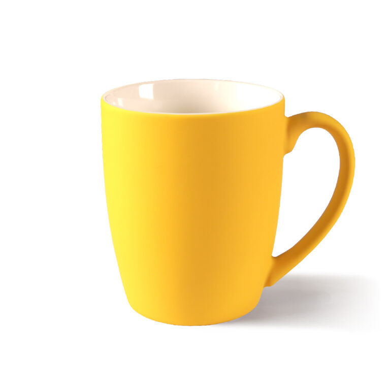 Кружка MATFEY soft touch Жёлтый 43