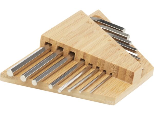 Набор инструментов «Allen» с шестигранным ключом из бамбука 1