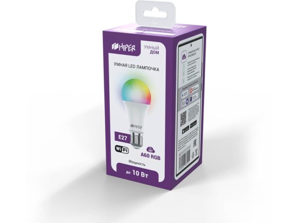 Умная LED лампочка «IoT A60 RGB» 3