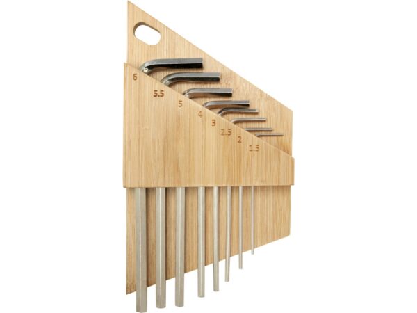 Набор инструментов «Allen» с шестигранным ключом из бамбука 2