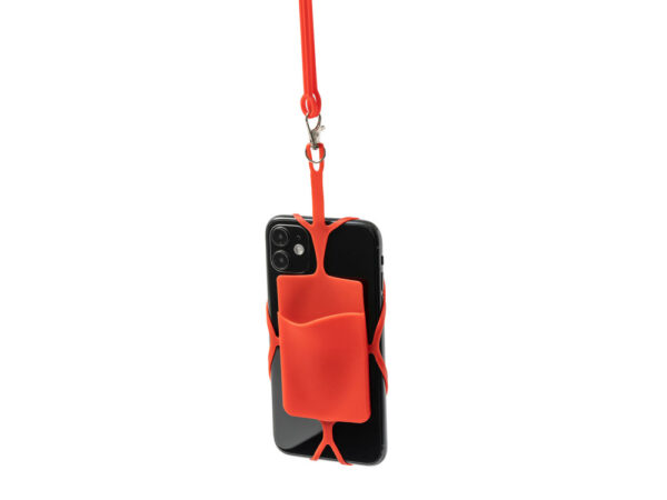 Силиконовый шнурок DALVIK с держателем мобильного телефона и карт 3