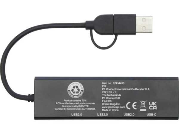 Концентратор USB 2.0 «Rise» 3