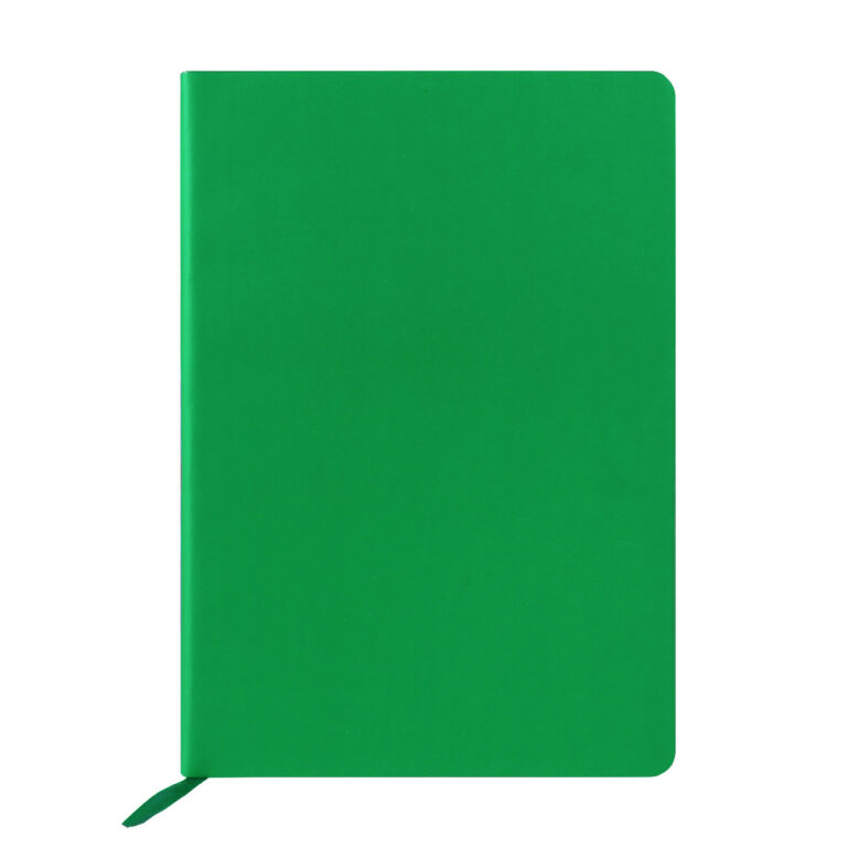 Блокнот NIKA soft touch Зелёный 35