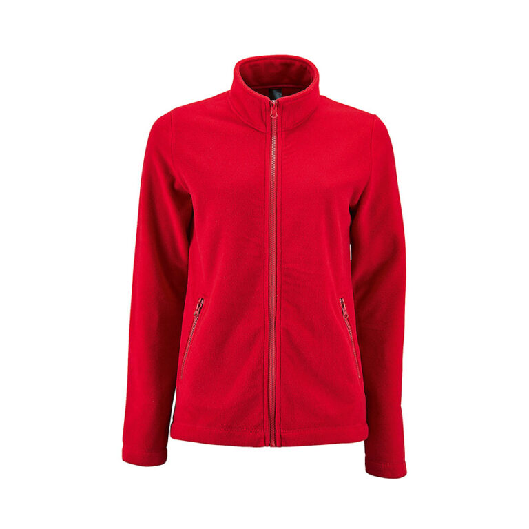 Толстовка на молнии "Norman Women", красный_S, 100% п/э, 220 г/м2 5