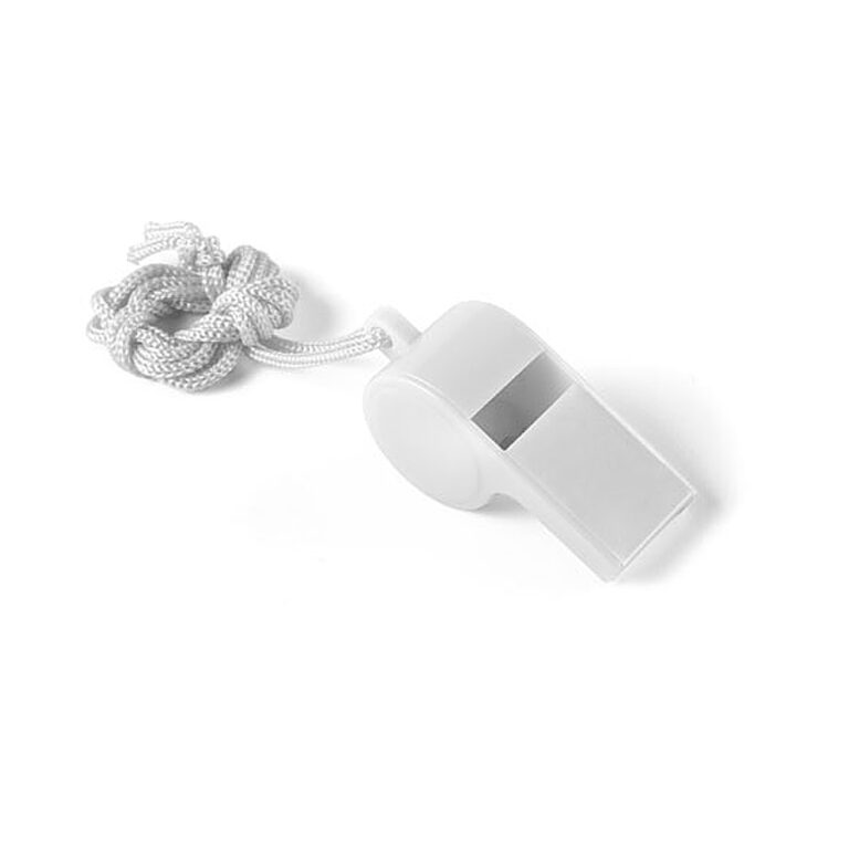 Свисток Судья, белый, 5x2,4х1,9см, пластик,текстиль 39