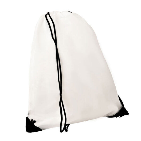 Рюкзак "Promo"; белый; 33х38,5х1см; полиэстер; шелкография 1