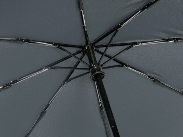 Зонт складной «Lumet» с куполом из переработанного пластика, автомат 5