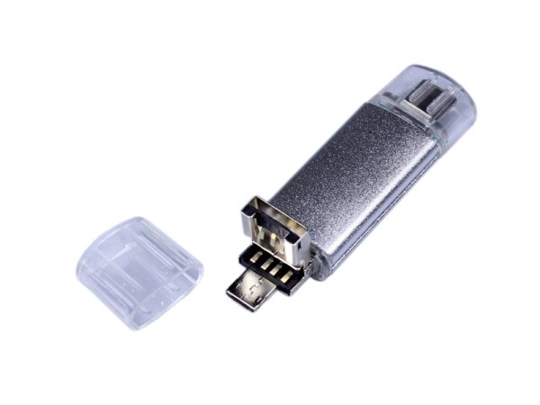 USB 2.0/micro USB/Type-C- флешка на 32 Гб 3