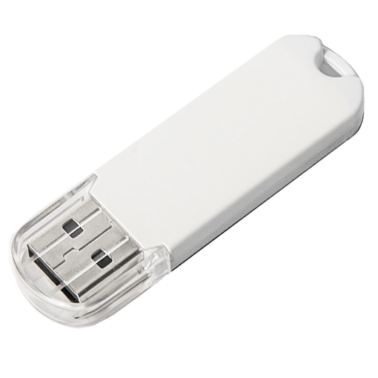 USB flash-карта UNIVERSAL (8Гб), белая, 5,8х1,7х0,6 см, пластик 23