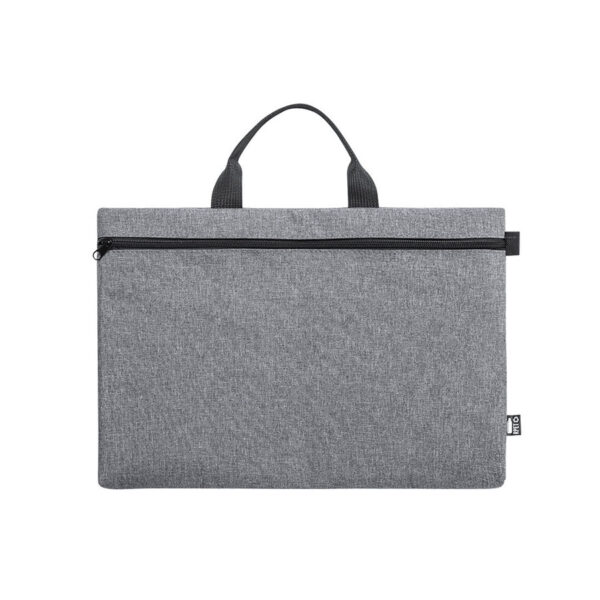 Конференц-сумка DIVAZ, серый, 39 х 27 x 3,5 см, 100% переработанный полиэстер 600D 1
